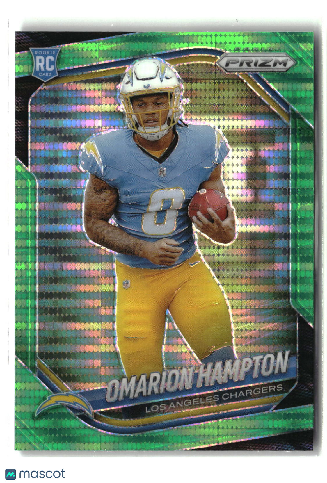 Omarion Hampton 2025 Panini Prizm Green #355