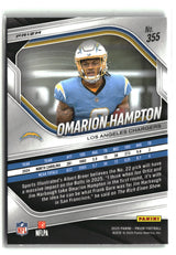 Omarion Hampton 2025 Panini Prizm Green #355