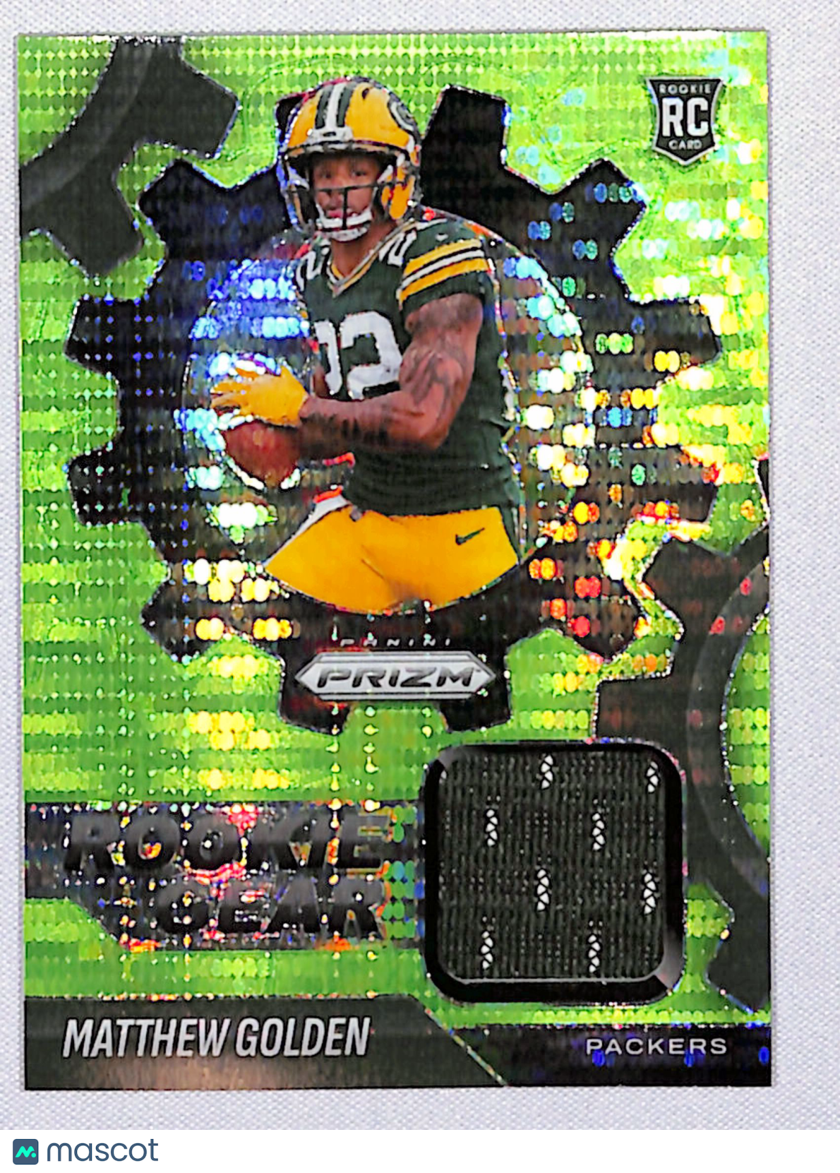 Matthew Golden 2025 Panini Prizm Rookie Gear Green #RGR-MGN