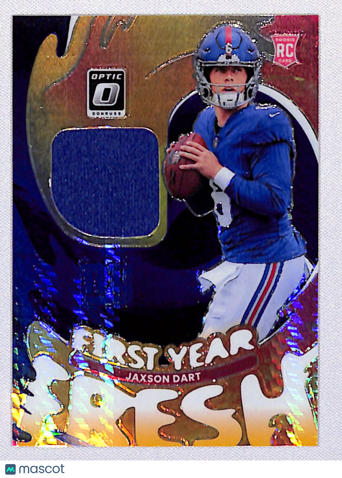 Jaxson Dart 2025 Panini Donruss Optic Prizm First Year Fresh #FYFBH-JDA