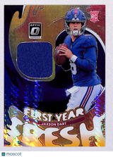Jaxson Dart 2025 Panini Donruss Optic Prizm First Year Fresh #FYFBH-JDA