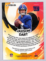Jaxson Dart 2025 Panini Donruss Optic Prizm First Year Fresh #FYFBH-JDA