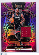 LeBron James 2024-25 Panini Select Purple #TM-LBJ 82/99