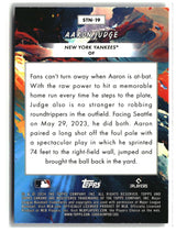 Aaron Judge 2024 Topps Chrome Stars in the Night #STN-19
