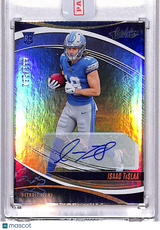 Isaac TeSlaa 2025 Panini Absolute Football Spectrum Autographs #127 195/299