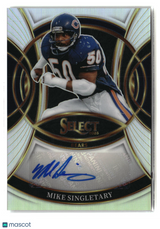 Mike Singletary 2026 Panini Select Football Signatures Prizm #SP-MSY