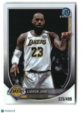 LeBron James 2025 Bowman Chrome Refractor #BCV-121 325/499