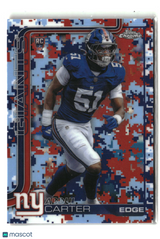 Abdul Carter 2025 Topps Chrome Camo #350