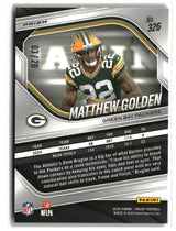 Matthew Golden 2025 Panini Prizm Choice Red #326 03/20