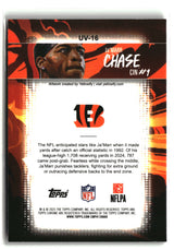 Ja'Marr Chase 2025 Topps Chrome Ultraviolet #UV-16