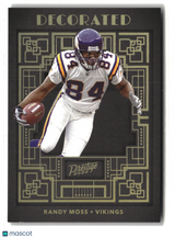 Randy Moss 2022 Panini Prestige Decorated #DE-24