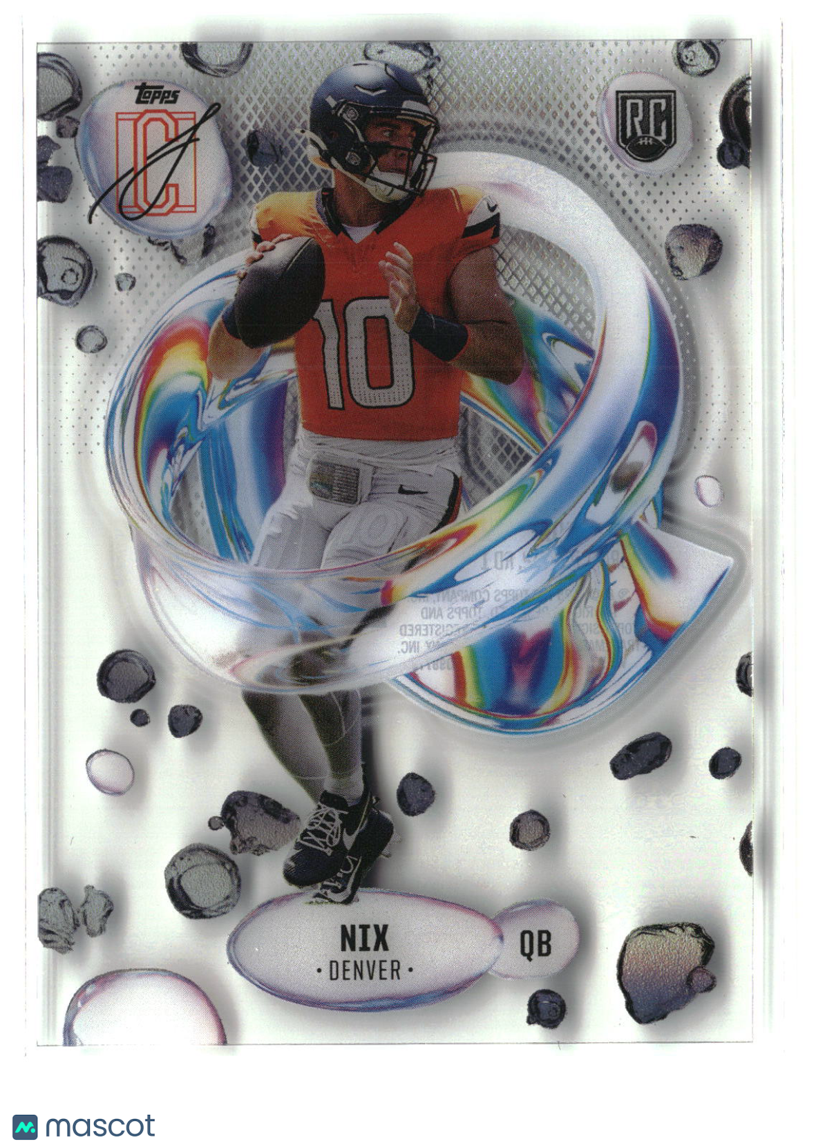 Bo Nix 2025 Topps Composite Futura #F-4