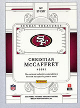 Christian McCaffrey 2026 National Treasures Sunday Treasures #ST-CMY 26/99