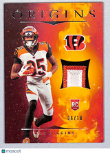 Tee Higgins 2020 Panini Origins Rookie Patches Gold #RP-9 06/10