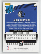 Jalen Brunson 2018 Donruss #179