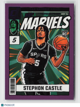 Stephon Castle 2024 Panini Donruss Net Marvels Purple Press Proof #23