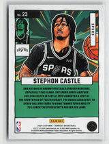Stephon Castle 2024 Panini Donruss Net Marvels Purple Press Proof #23