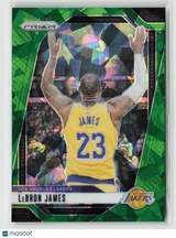 LeBron James 2024-25 Panini Prizm Green Ice Prizm #130