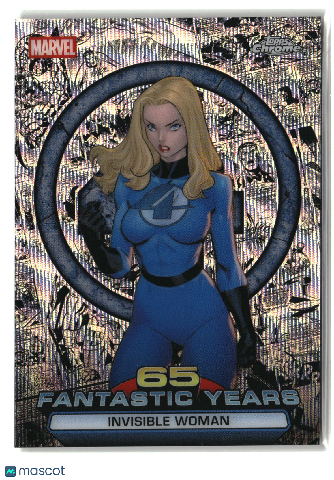 Invisible Woman 2026 Topps Chrome Marvel 65 Fantastic Years Refractor #FY-02