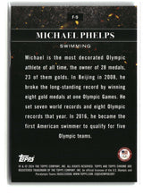 Michael Phelps 2024 Topps Chrome Flames #F-9