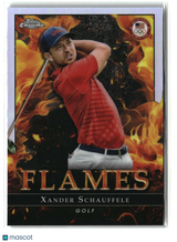 Xander Schauffele 2024 Topps Chrome Flames #F-7