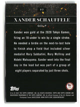 Xander Schauffele 2024 Topps Chrome Flames #F-7