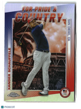 Xander Schauffele 2024 Topps Chrome For Pride & Country #PC-2