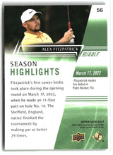 Alex Fitzpatrick 2023 Upper Deck Golf #56