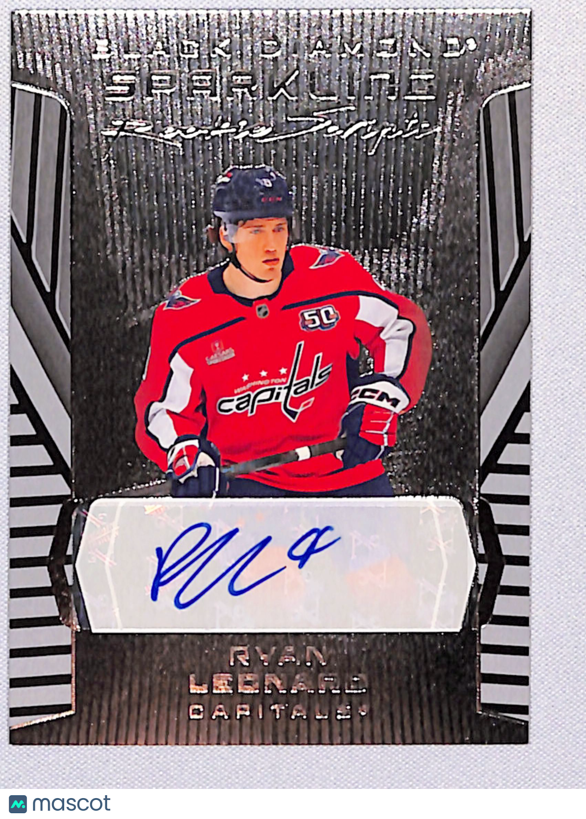 Ryan Leonard 2025 Upper Deck Black Diamond Sparkling Rookie Scripts #SRS-RL