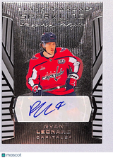 Ryan Leonard 2025 Upper Deck Black Diamond Sparkling Rookie Scripts #SRS-RL