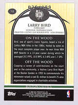 Larry Bird 2008-09 Topps Hardwood #98 26/299
