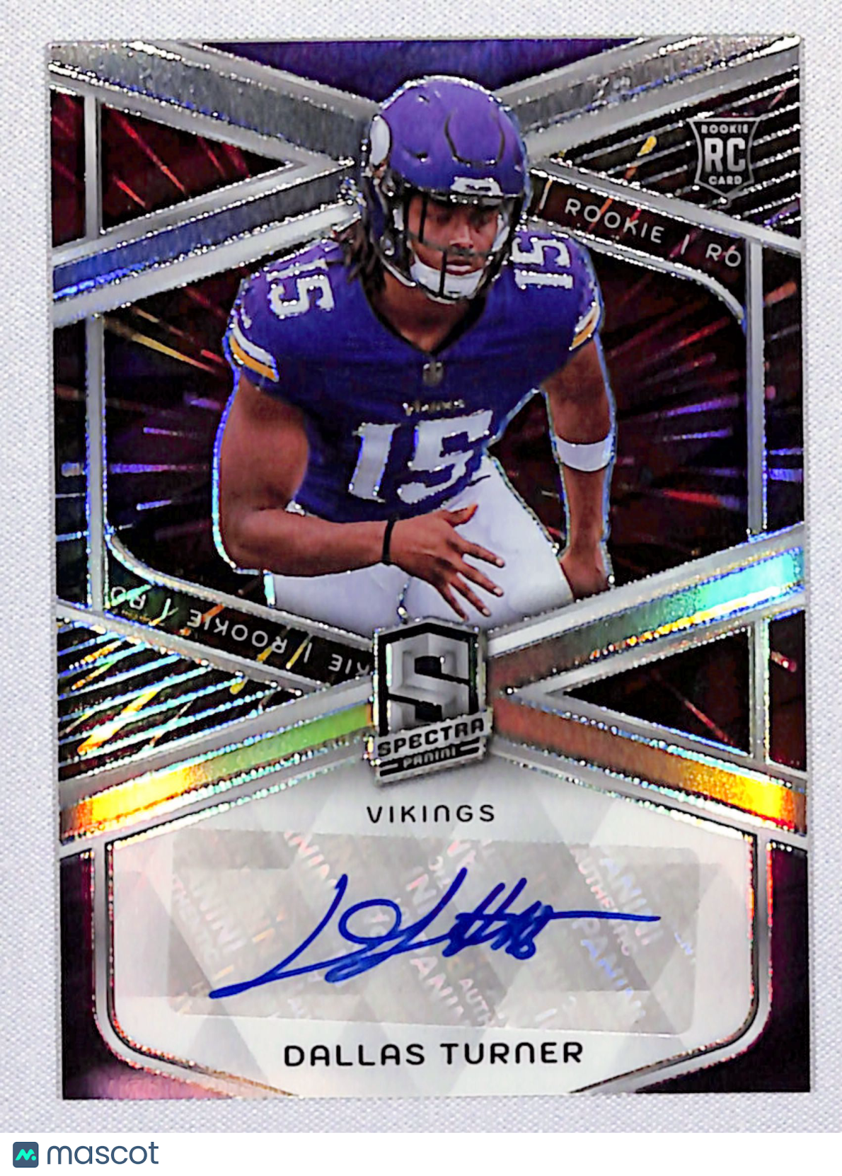 Dallas Turner 2024 Panini Spectra #RA-DTR 31/60