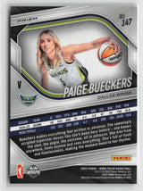 Paige Bueckers 2025 Panini Prizm WNBA Silver #147