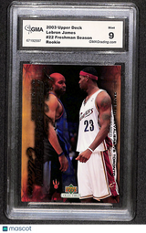 LeBron James 2004 Upper Deck Freshman Season Collection #22