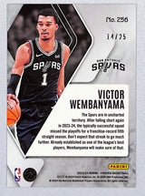 Victor Wembanyama 2023-24 Panini Phoenix Fire and Ice #256 14/25