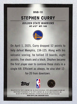 Stephen Curry 2025-26 Bowman Spotlights #BNB-10