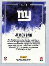 Jaxson Dart 2025 Panini Phoenix Color Blast #14