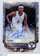 AJ Dybantsa 2025-26 Bowman Chrome Prospect Auto Speckle Refractor #CPA-AD /299