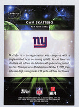 Cam Skattebo 2025 Topps Chrome Cosmic Planetary Pursuit Earth #PPEA-CS