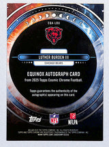 Luther Burden III 2025 Chrome Cosmic Equinox Auto Gold Interstellar #EQA-LBU /50