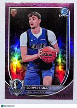 Cooper Flagg 2025-26 Bowman Chrome Reptilian Fuchsia Refractors #BCV-1 082/199