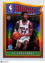 VJ Edgecombe 2025-26 Bowman Rookie of the Year Favorites Orange Refr #RY-3 08/25