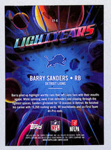 Barry Sanders 2025 Topps Chrome Cosmic Light Years #LY-6