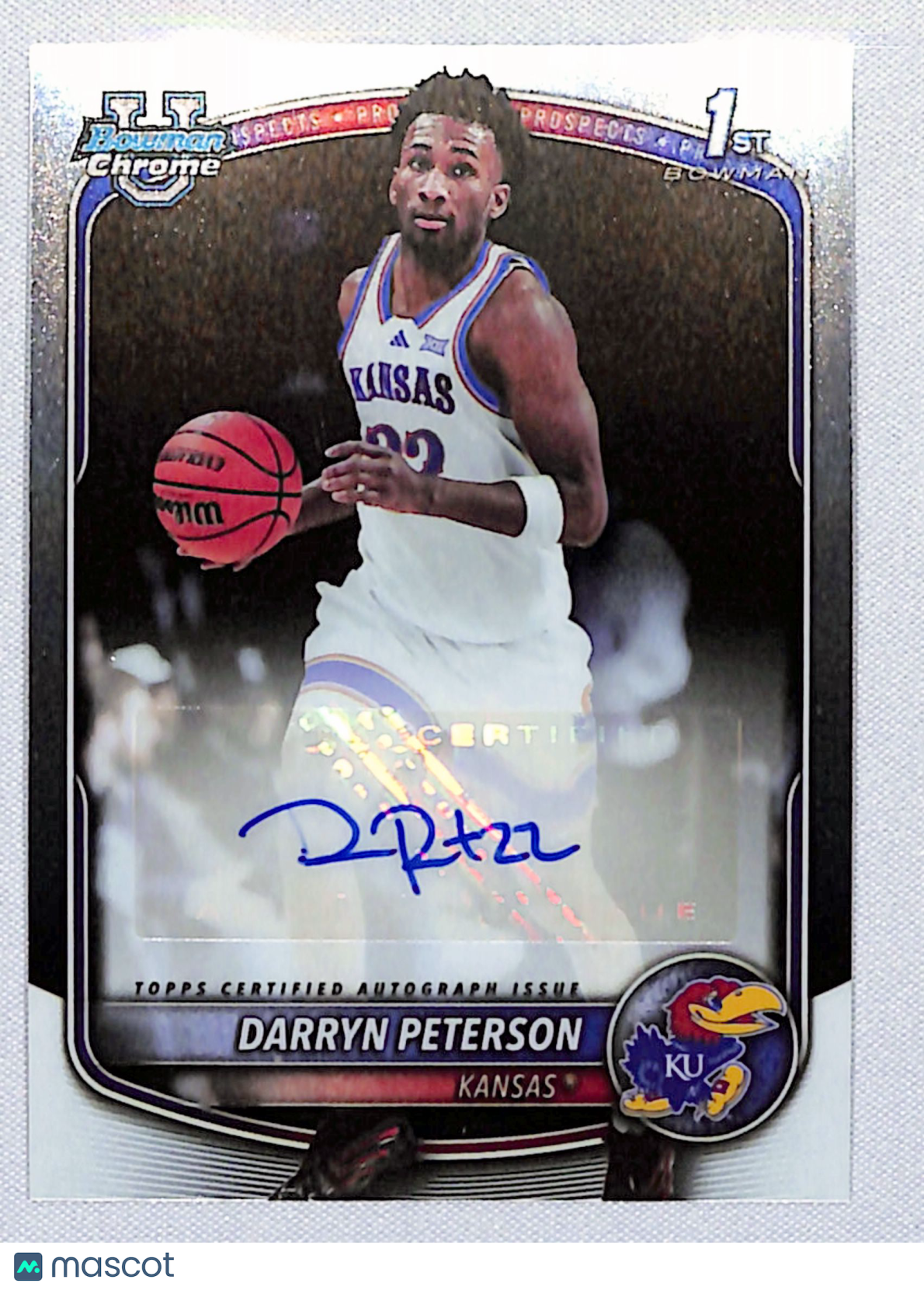 Darryn Peterson 2025-26 Bowman Chrome Prospect Autographs #CPA-DP
