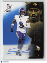 Jordan Addison 2025 Topps Signature Class Autographs Blue #87 3/5