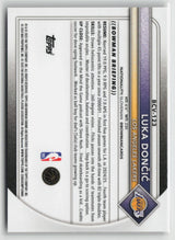 Luka Dončić 2025-26 Bowman Chrome Gold Mojo Refractor #BCV-123 16/50
