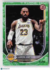 LeBron James 2025-26 Bowman Green Pattern Border #121 93/99