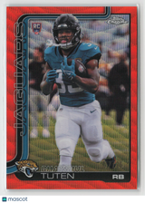 Bhayshul Tuten 2025 Topps Chrome Orange Wave Refractor #389 17/25