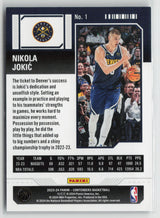 Nikola Jokić 2023-24 Panini Contenders Cracked Ice Ticket #1 18/25
