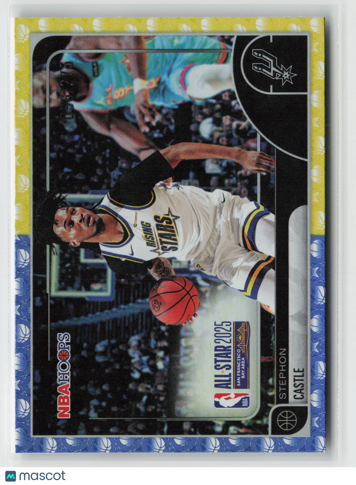 Stephon Castle 2025-26 Hoops Rainbow Blue and Yellow #294 96/275